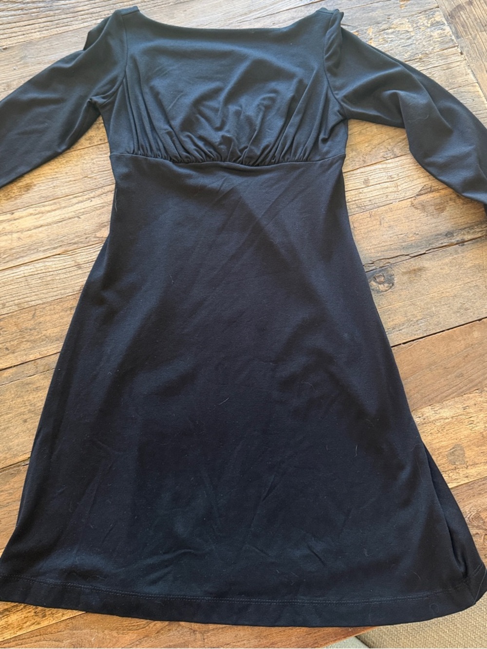 Susana Monaco Black Long Sleeve Knit Dress